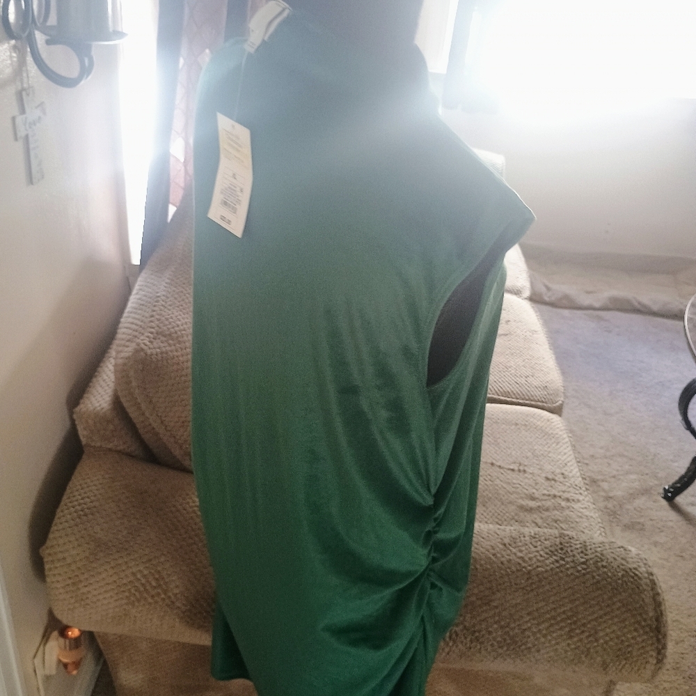 a new day Green Sleeveless Dress Size Extra Large New With Tags - Picture 4 of 7